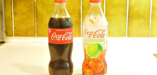 コカ・コーラとコカ・コーラ クリアライム